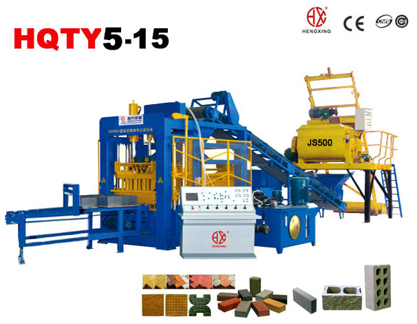 HQTY5-15 cement block machine