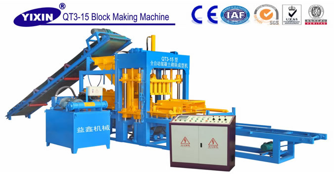 ​QT3-15Concrete Block Making Machine