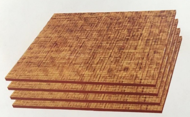 Bamboo pallet for block making machine