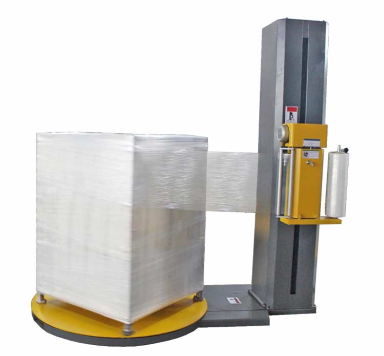 Pallet stretch wrapping machine